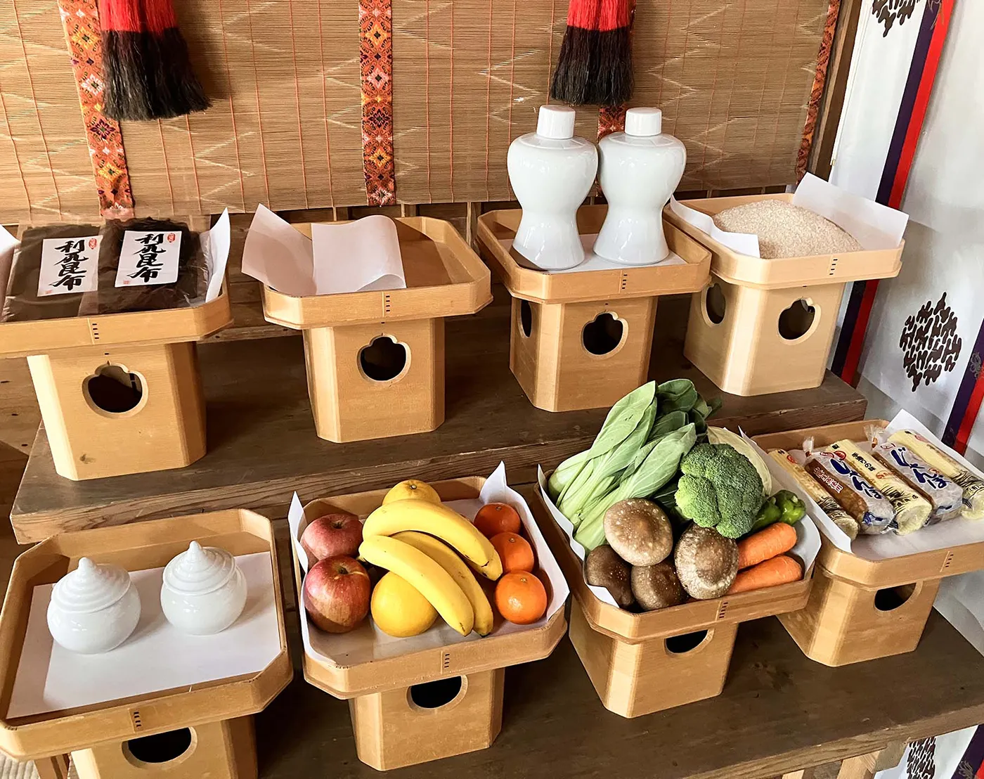 出雲金刀比羅宮 祈年祭の供物