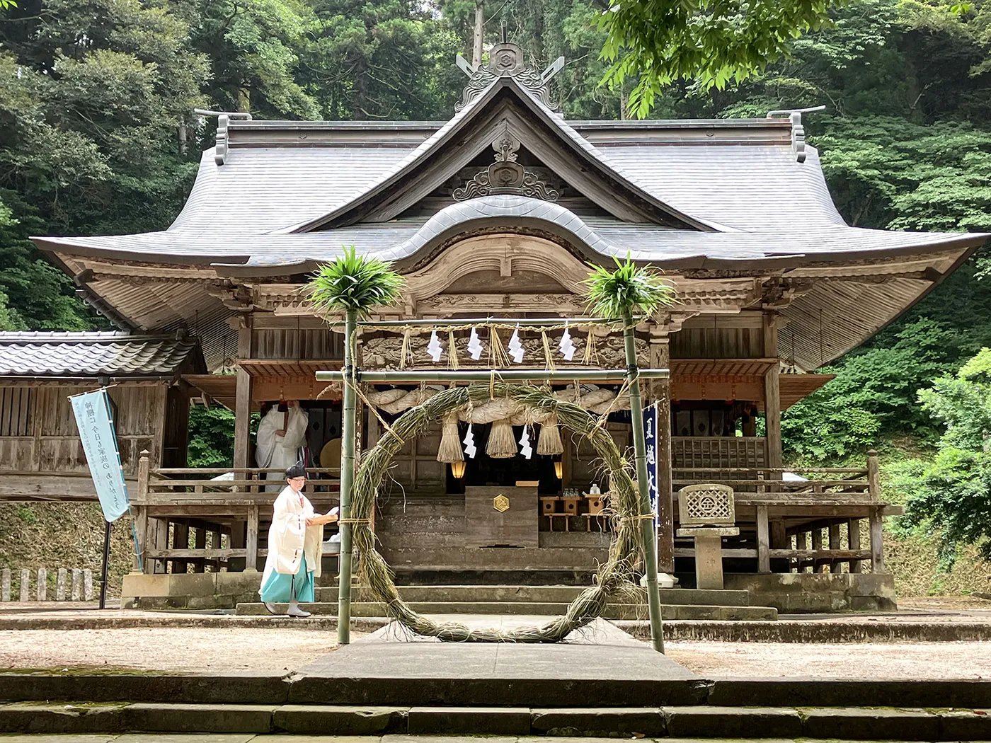 出雲金刀比羅宮 夏越祭 茅の輪