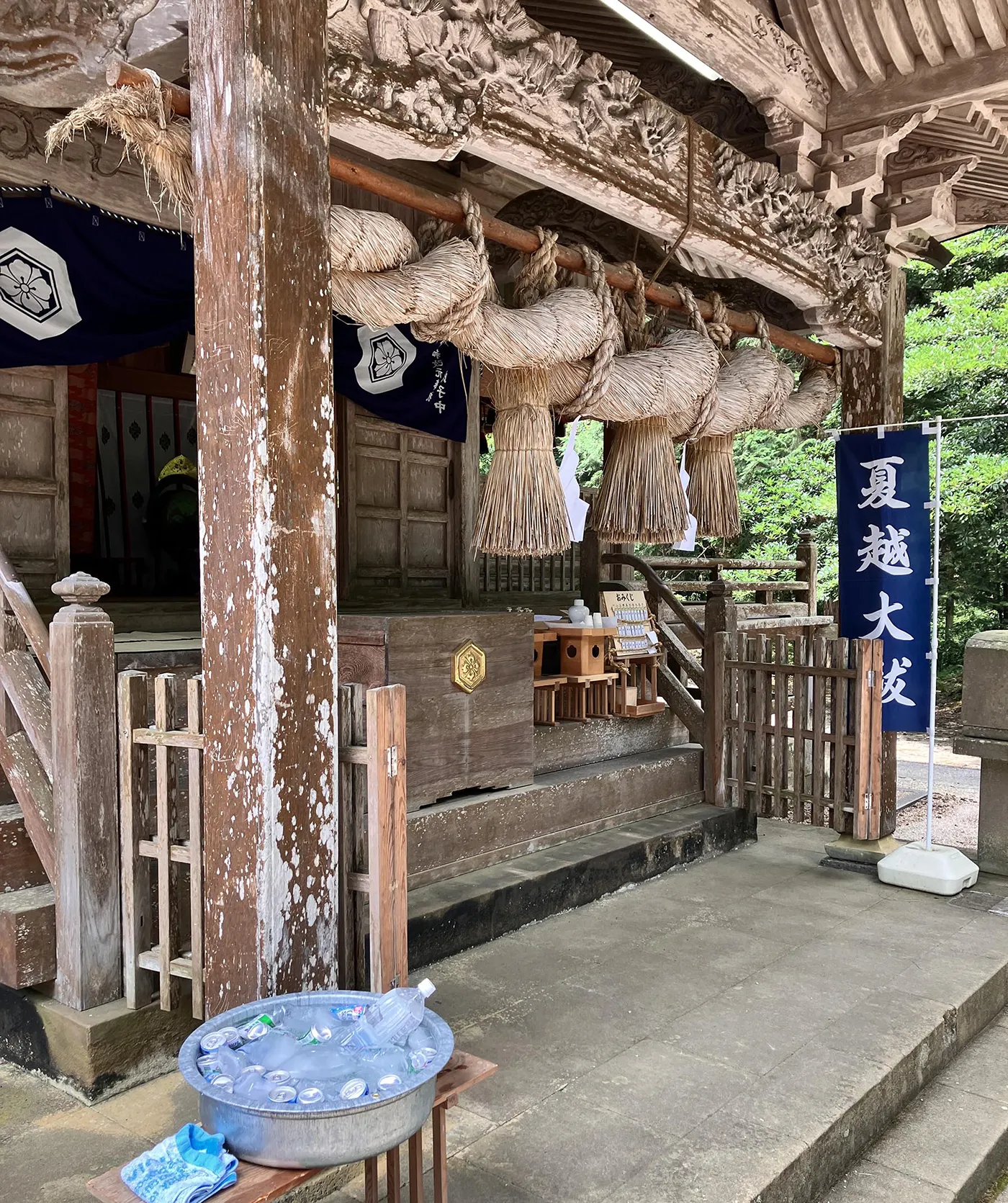 出雲金刀比羅宮 夏越大祓の拝殿