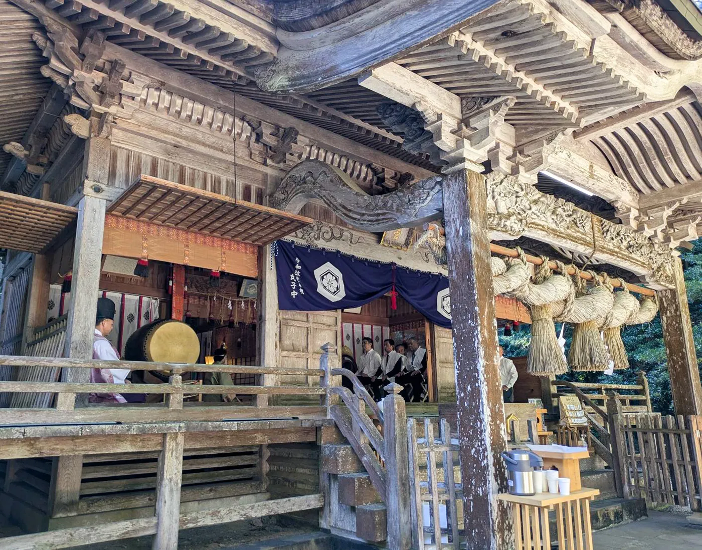 出雲金刀比羅宮 例大祭の拝殿