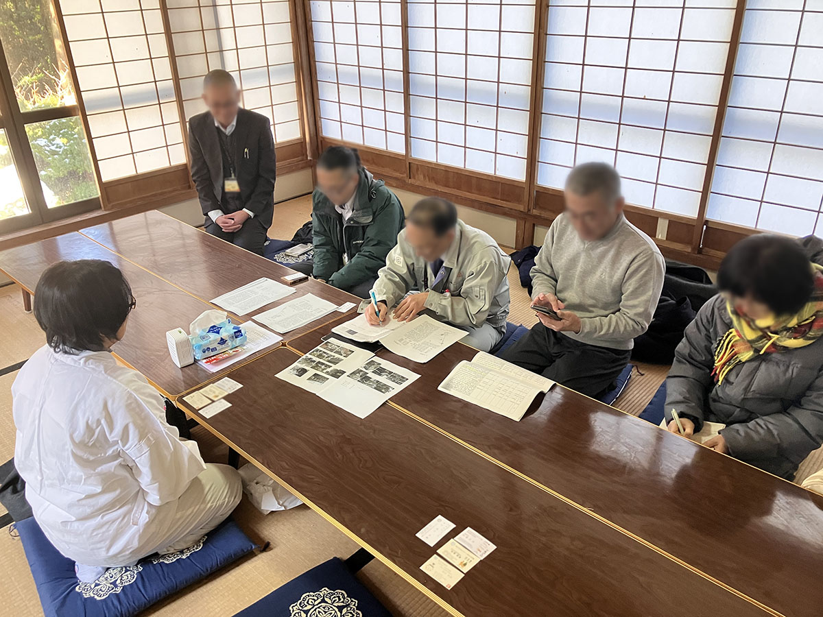 聞き取りと協議の様子
