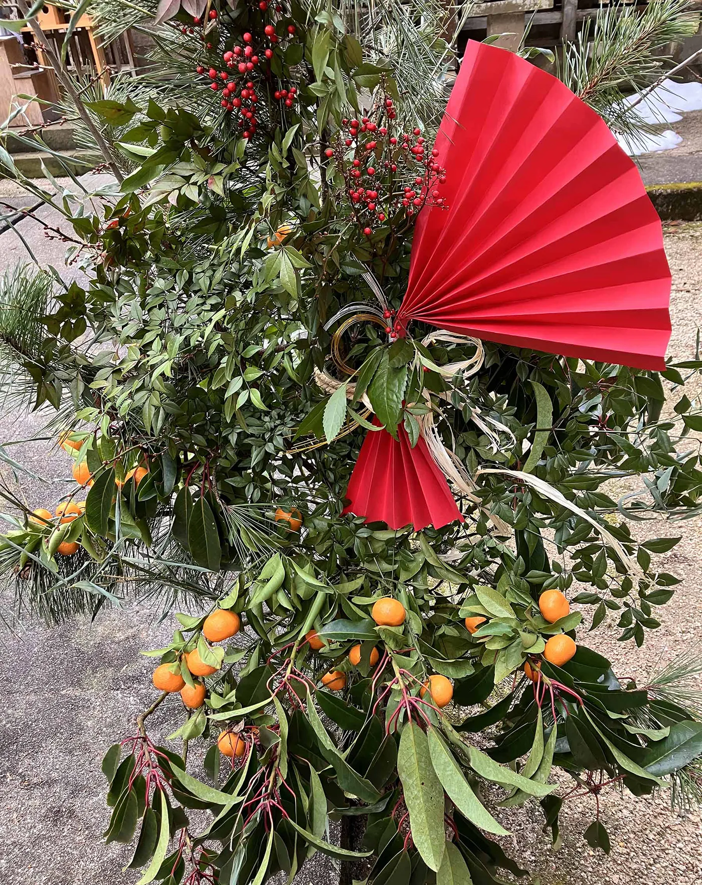 出雲金刀比羅宮 正月飾り